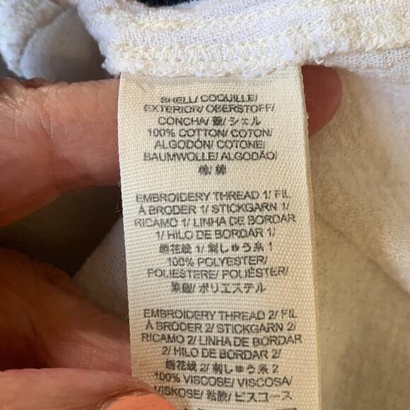 Free People The New Romantics embroidered cutwork cotton top, small, feminine - Picture 7 of 7